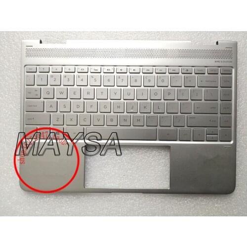 Laptop Palmrest Top Case Cover With US Layout Keyboard For HP 13-AC010TU 13-AC 13-W 907335-001 918027-001