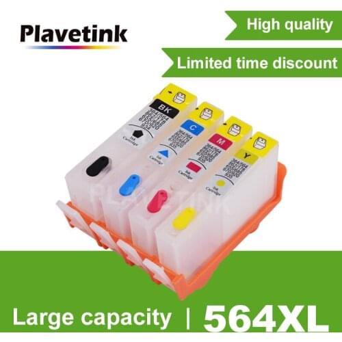 Plavetink 564 Refill Ink Cartridge for HP 564 For HP Photosmart 5510 5514 5515 5520 5522 5525 6510 6512 6515 6520 7510 Printer