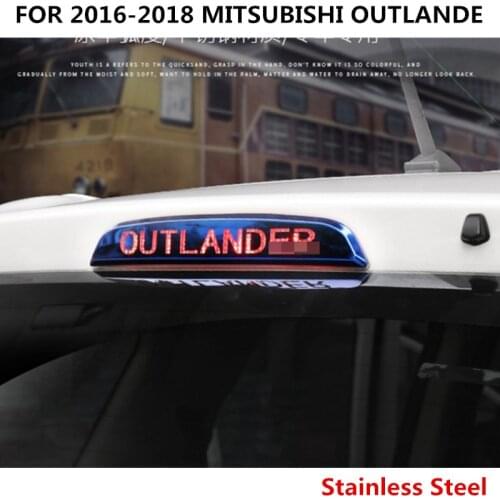 DecorateACCESSORIES EXTERIOR TAIL BRAKE LIGHTS TRIM COVER MOLDING STICKER Stainless Steel