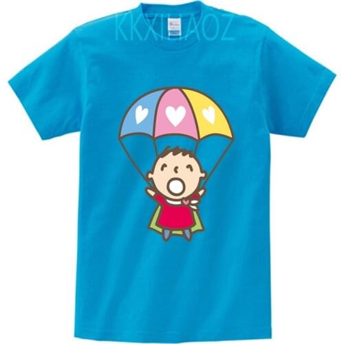 2021 Kids Boy T-shirt Girl Minna no Tabo Cartoon Tops Print Baby Cotton Tees Summer Clothes Toddler Fashion Children Costume