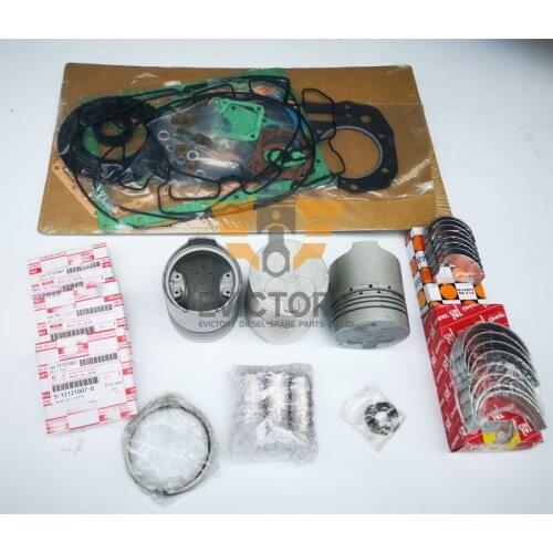 For ISUZU 3AB1 engine overhaul rebuild kit + valve water pump connecting rod