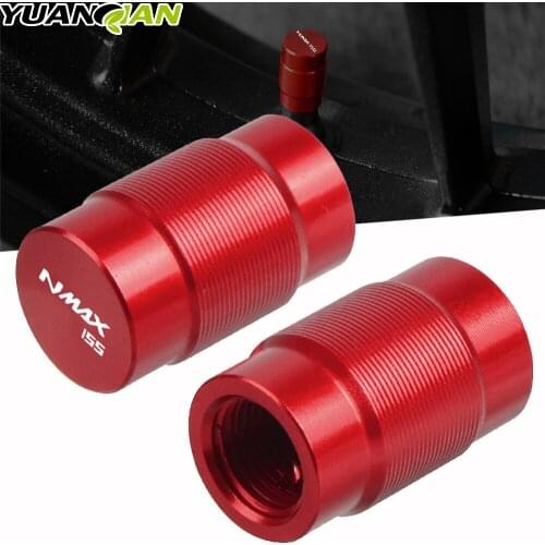 For YAMAHA NMAX 155 MAX155 NMAX155 2015-2018 2017 Motorcycle Aluminum Accessorie Wheel Tire Valve Stem Caps CNC Airtight Covers