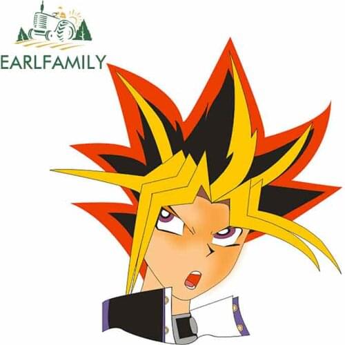 EARLFAMILY 13cm x 12.4cm For Duel Monsters Surfboard Decal Waterproof Car Stickers Scratch-Proof Car Assessoires Decoration