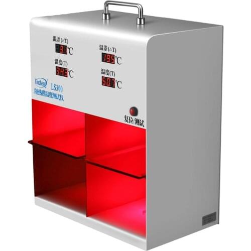 Solar Film Temperature Meter test glass window tint temperature heat insulation performance with Philips IR lamp