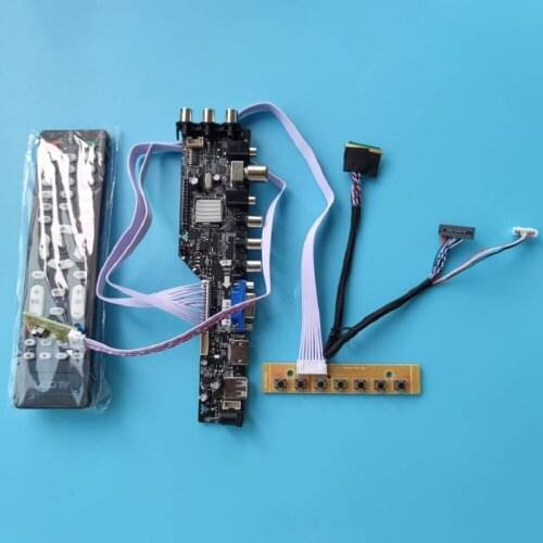 Kit For N154C6 1440x900 HDMI-compatible controller board DVB-T DVB-T2 LED USB VGA AV TV remote driver panel monitor digital