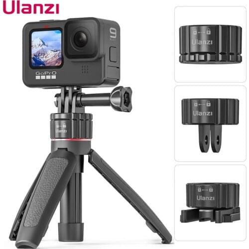 Ulanzi Go Quick Gopro Extend Tripod Kit Quick Switch System for Gopro 9 8 7 6 5 Max DJI OSMO SJCAM SJ8 YI Gopro Accessories Kit