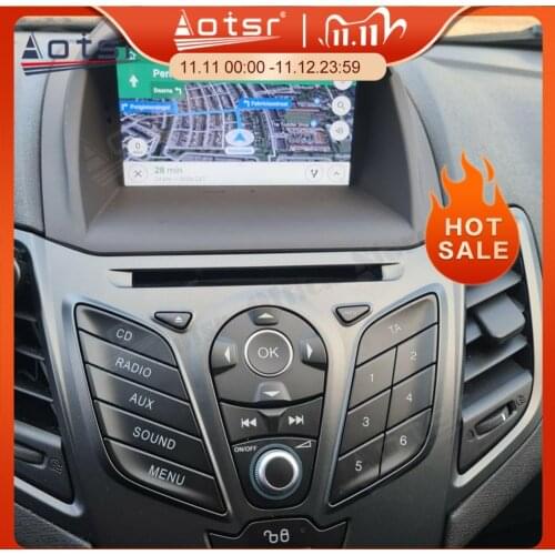 Android Radio For Ford Fiesta MK7 Car Multimedia Player Screen 2013 2014 2015 2016 GPS Navigation Stereo Head Unit Touch Screen