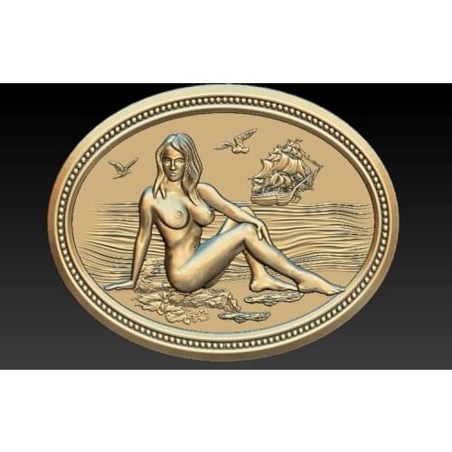 STL Model for CNC Router 3D Printer Artcam Aspire Bas Relief -Beauty women 3d relief Lori