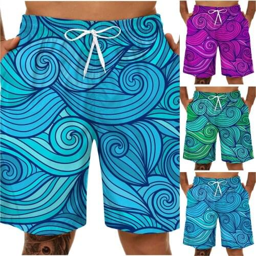 Mens Swimming Trunks Swimsuit Cofortable Swimwear Men 3d Printing Breathable Swimming Suit Male Beach Shorts Swimwear Trunk