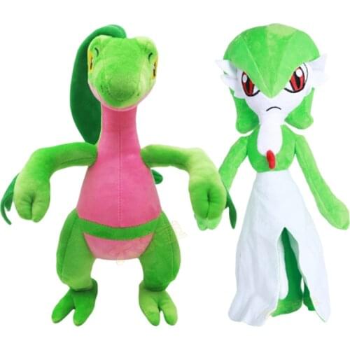 Pokemon Stuffed Plush Toys Grovyle Gardevoir Cartoon Anime Cute Soft Plushie Animals Doll Children Toy Birthday Gifts 30cm