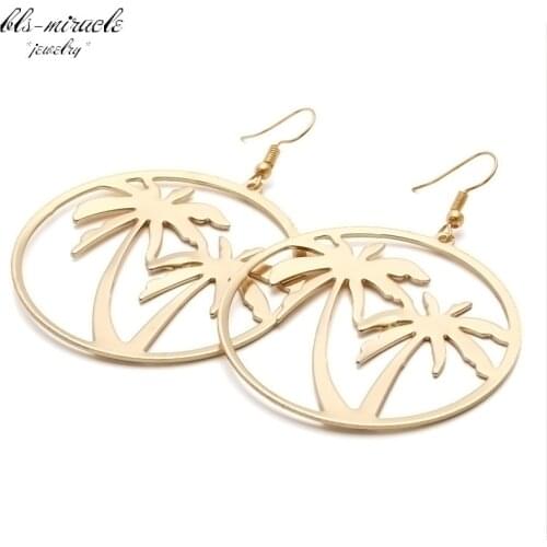 Bls-miracle New fashion accessorie round tree mix color drop earring best gift for lovers girl wholesale E446
