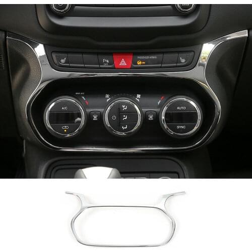 Air Conditioner Switch Cover Panel Bezel Trim Frame For Jeep Renegade 2015 2016