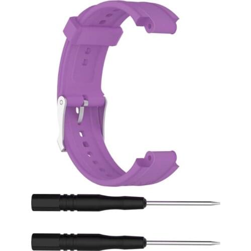 OOTDTY New Silicone Replacement Wrist Band With Tools For Garmin Forerunner 25 Watch Female Watch Band Accessories