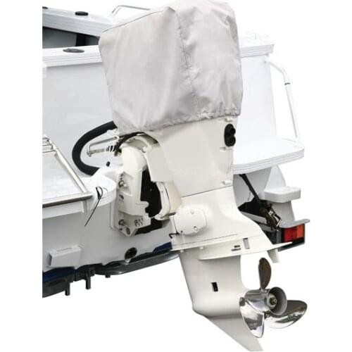 Universal Half Outboard Cover Premium Woven Dope Dyed Polyester 340 g/m2 Marine Boat MA 074