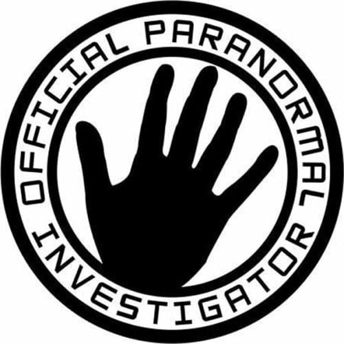 13.5cm*13.5cm Personalized Creative OFFICIAL PARANORMAL INVESTIGATOR Body Vinyl Stickers