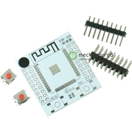 2 pcs. ESP32 ESP32S adapter IO Baseboard Pinboard converter with 4 row of pins for ESP-32S Wireless Wi-Fi Bluetooth module for a
