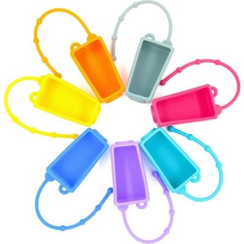 30pcs/lot 30ml Portable Traveling Refillable Sanitizer Bottle Silicone Hand Sanitizer Protective Cover Sub Bottle
