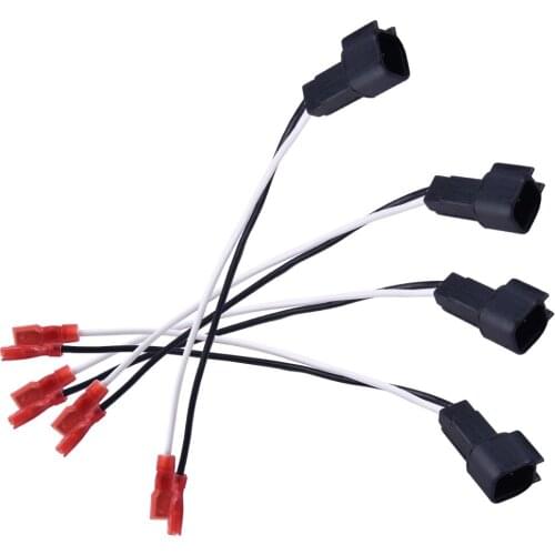 4pcs Car Speaker Stereo Radio Connector Harness Wires Adapter 72-5600 fit for Ford Linclon Mercury