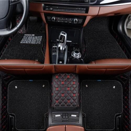 Car floor mats for KIA All Models K2/3/4/5 Kia Cerato Sportage Optima Maxima carnival rio ceed car styling foot mat Car carpet