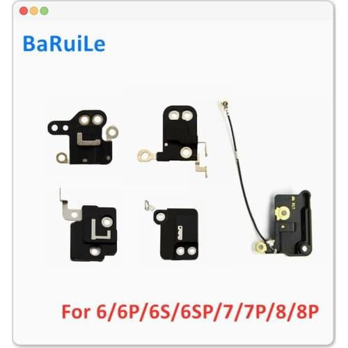 BaRuiLe 50pcs GPS Antenna Signal Flex Cable for iPhone 6 6S 7 8 Plus Wifi Cover 7G 8G Wlan Bracket Replacement Parts