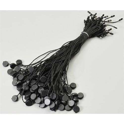 Disc Button Tag Rope Clothing Apparel Trademark Tag Button 1000pcs White/black Price Tag Display Name Card Suspension Sling