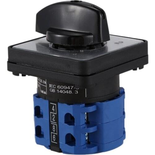 GTBL AC 440V 240V ON/OFF/ON Universal Change Over Rotary Cam Switch