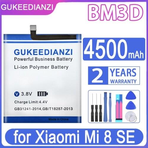 GUKEEDIANZI Xiaomi Mi 8 SE Phone Batteries