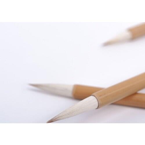 Boutique Chinese Traditional Calligraphy Brush Woolen Writing Brush/Multiple Hairs Landscape Painting Handwriting Pen Brush 3pcs