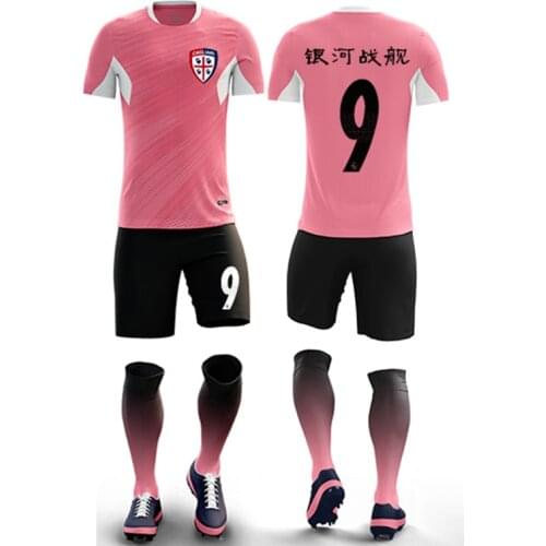 Football Jerseys Set Kids 2021 Men Soccer Tracksuits Boys Women Football Training Uniform Breathable Adult Team Sportswear Print