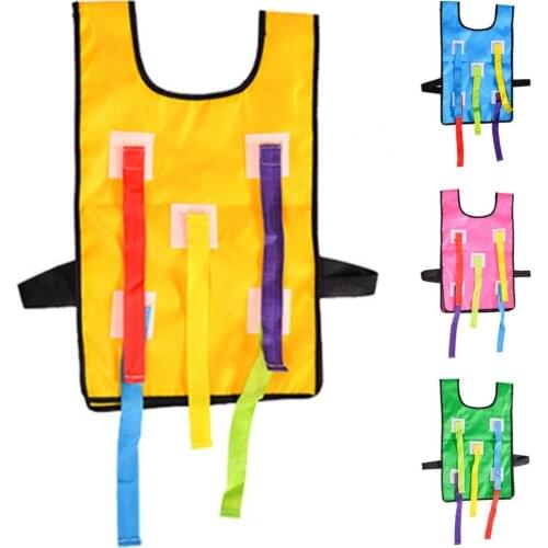 Fashion Sticky Vest Toy Interactive Adhesive Colorful Waterproof Premium Catching Tail Training Waistcoat Belt Props for Kids