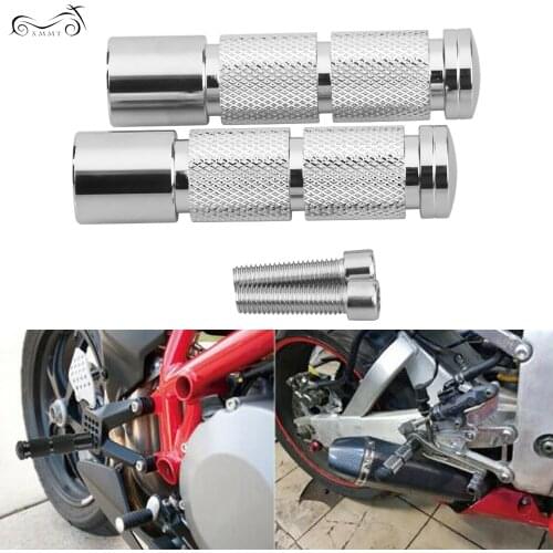Motorcycle Footpegs Shifter Pegs CNC Aluminum Chrome For Harley Chopper Touring Road King Street Glide Softail Dyna Universal