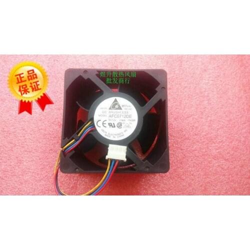 The original Delta AFC0712DE DC12V 70*70*38MM2.50A 7038 4 line PWM air temperature controlled speed adjustable fan