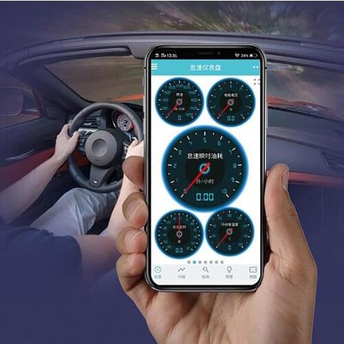 ELM327 V1.5 Scanner Bluetooth 4.0 OBD 2 Car Diagnostic Tool for IOS Android Clear the error codes and turn off the MIL