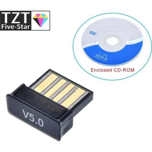 USB Bluetooth Adapters BT 5.0 USB Wireless Computer Adapter Audio Receiver Transmitter Dongles Laptop Earphone BLE Mini Sender