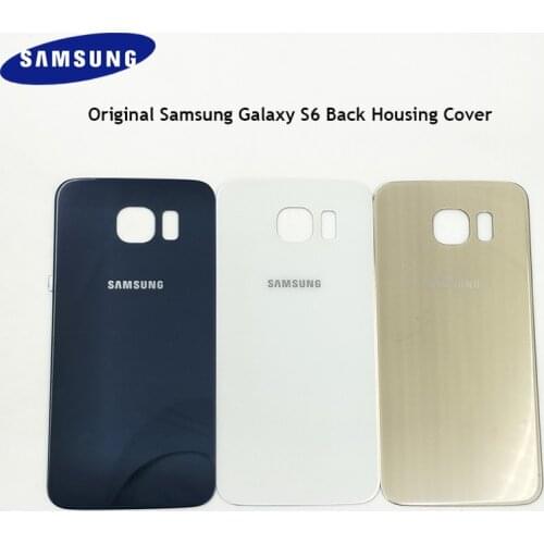 100%Original Samsung S6 S6 Edge S6+ S6 Edge Plus Back 3D Glass Battery Housing Replacement Cover For Galaxy G920F G925F G928F