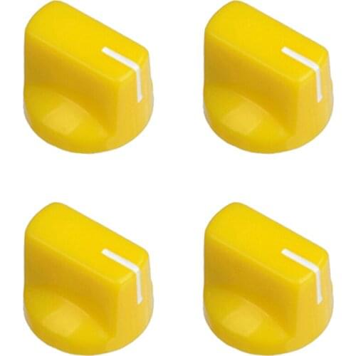 4Pcs Electric Bass Knobs Potentiometer Cap Knobs for Musical Instrument