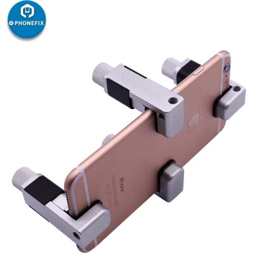 PHONEFIX 4pcs/lot Mobile Phone Clamp Fixture LCD Screen Positioning Clip Repair Tool for iPhone iPad Samsung Cellphone Repair