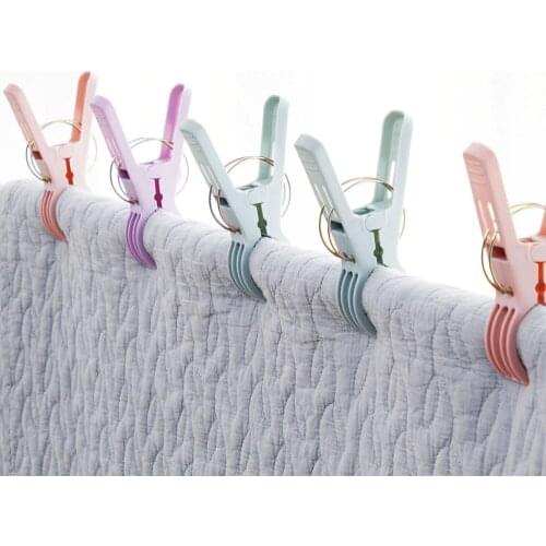 5Pcs Plastic Towel Clips Clothes Pins Hook Laundry Clips Portable Bra Socks Hanger Pegs Racks Windproof Clips Clothes Pin Airer