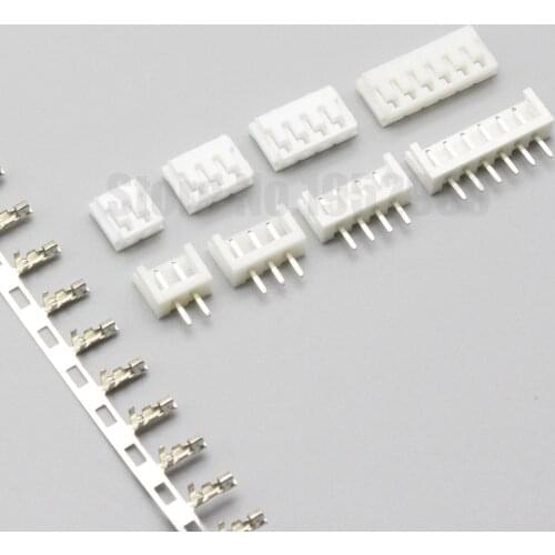 50 set EH 2.5mm Connector Replacement of jst B*B-EH 2P 3P 4P 5P 6P 7P 8P 10P 2.5mm Pitch (Straight Pin Socket+Housing+Terminals)