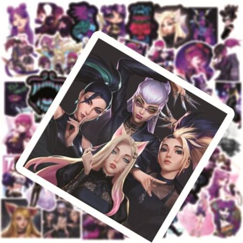 50pcs Classic Anime DIY Waterproof Graffiti European And American Game Stickers Suitcase Motorcycle Scooter Car Helmet Stickers