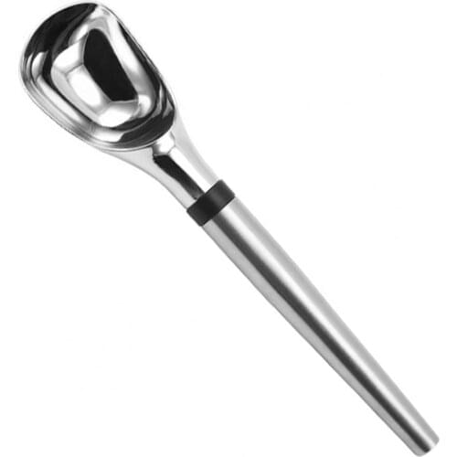 80% Hot Sale Ice Cream Spoon Eco-friendly Rust-proof Stainless Steel Thick Watermelon Scoop Supplies for Home Ice cream spoon