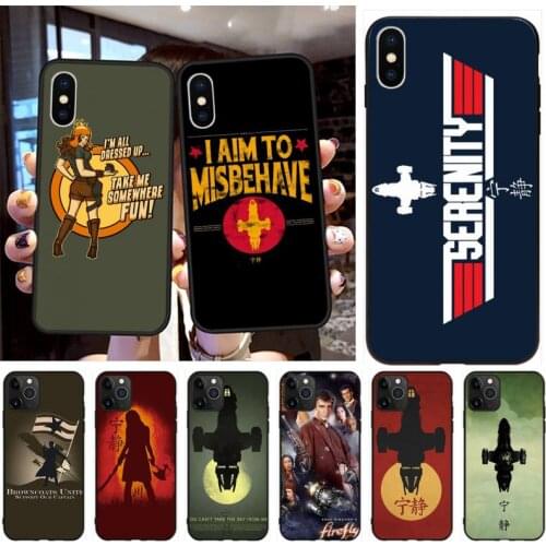 Design firefly tv show poster Phone Case Cover for iPhone 11 pro XS MAX 8 7 6 6S Plus X 5S SE 2020 XR case