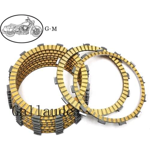 Motorcycle Carbon Fibre Clutch Friction Plates Kit For Suzuki GSX1300R Hayabusa DL1000 V-Strom SV1000 SV1000S GSX1300BK B-King
