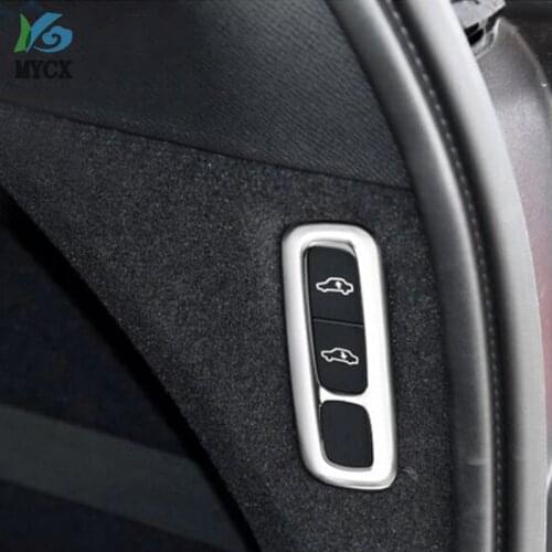 For Volvo XC90 XC 90 2015 2016 2017 2018 ABS Matte Interior Car Body Lift Adjustment Button Cover Trim 1pcs Car Styling