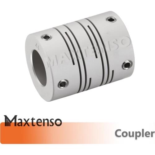 MAXTENSO Cardan Aluminium GI Parallel Wire Shaft Coupling Shaft Coupler Accessories Flexible 3D Print Accessory Setscrew
