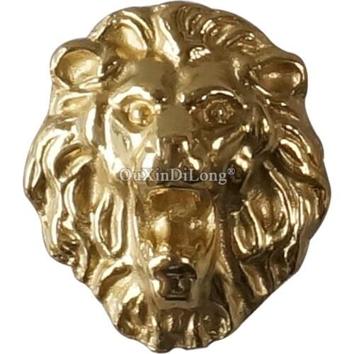 Brand New 2PCS Pure Brass Lion head Furniture Handles Drawer Pulls Cupboard Wardrobe Kitchen Shoe TV Wine Cabinet Pulls Knobs