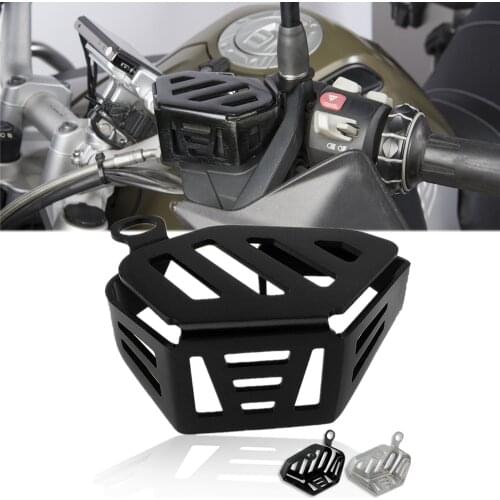 Motorcycle Front Brake Clutch Fluid Reservoir Oil Cup Cover Guard Protector For BMW R NINE T R1250GS R1200GS LC ADV 2013-2019