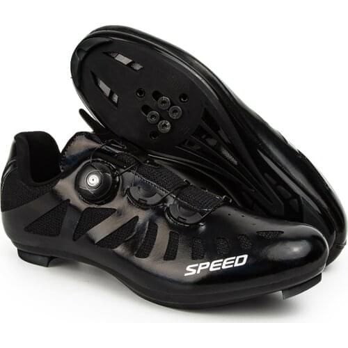 Carbon Fiber Men Cycling Shoe Breathable Triathlon Mountain Bike Sneaker Man Sport Road Racing Shoes Spin Buckle