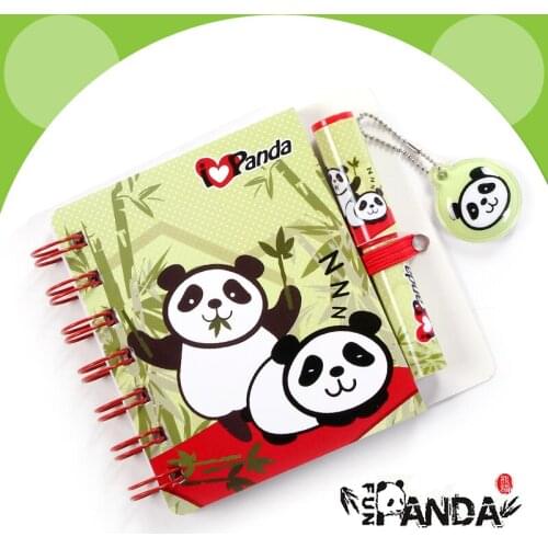Ink stationery mini ballpoint pen coil notebook pen set student gift