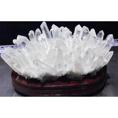Natural Raw White Quartz Crystal Cluster Healing Stones Specimen Home Decoration Crafts Decoration Ornament